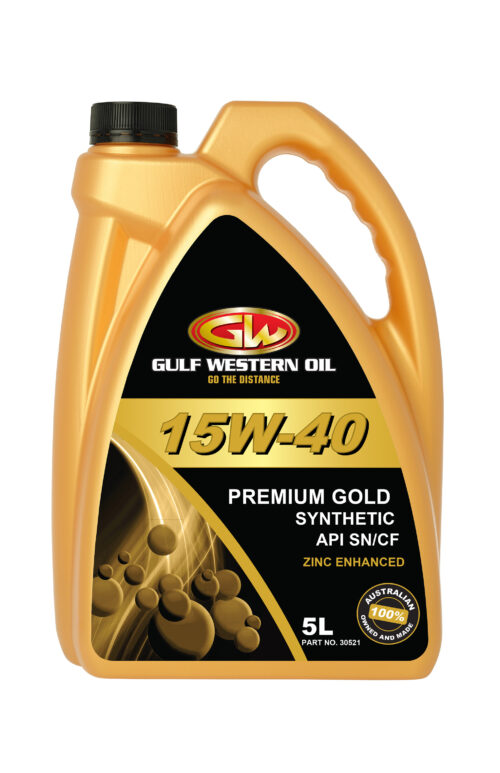 Gulf Western Premium Gold Engine Oil 15W-40 5 Litre