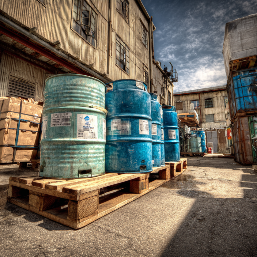 realistic hdr dslr image of a pallet with Coolants 1eacd806 8282 4181 82f4 d9230541a815