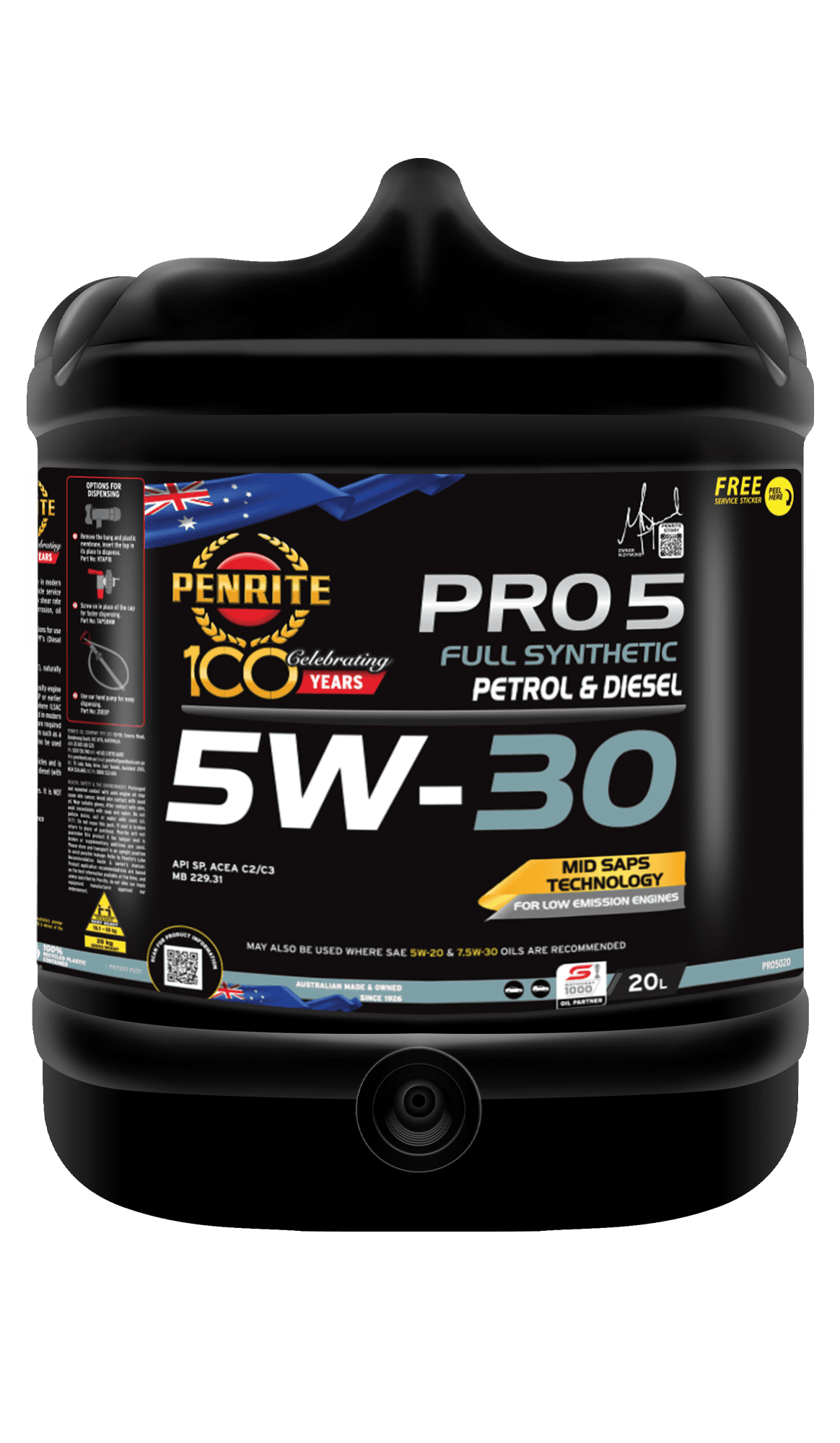 Pro 5 Synthetic 5W-30 Liberato 2 Pro 5 Synthetic 5W-30