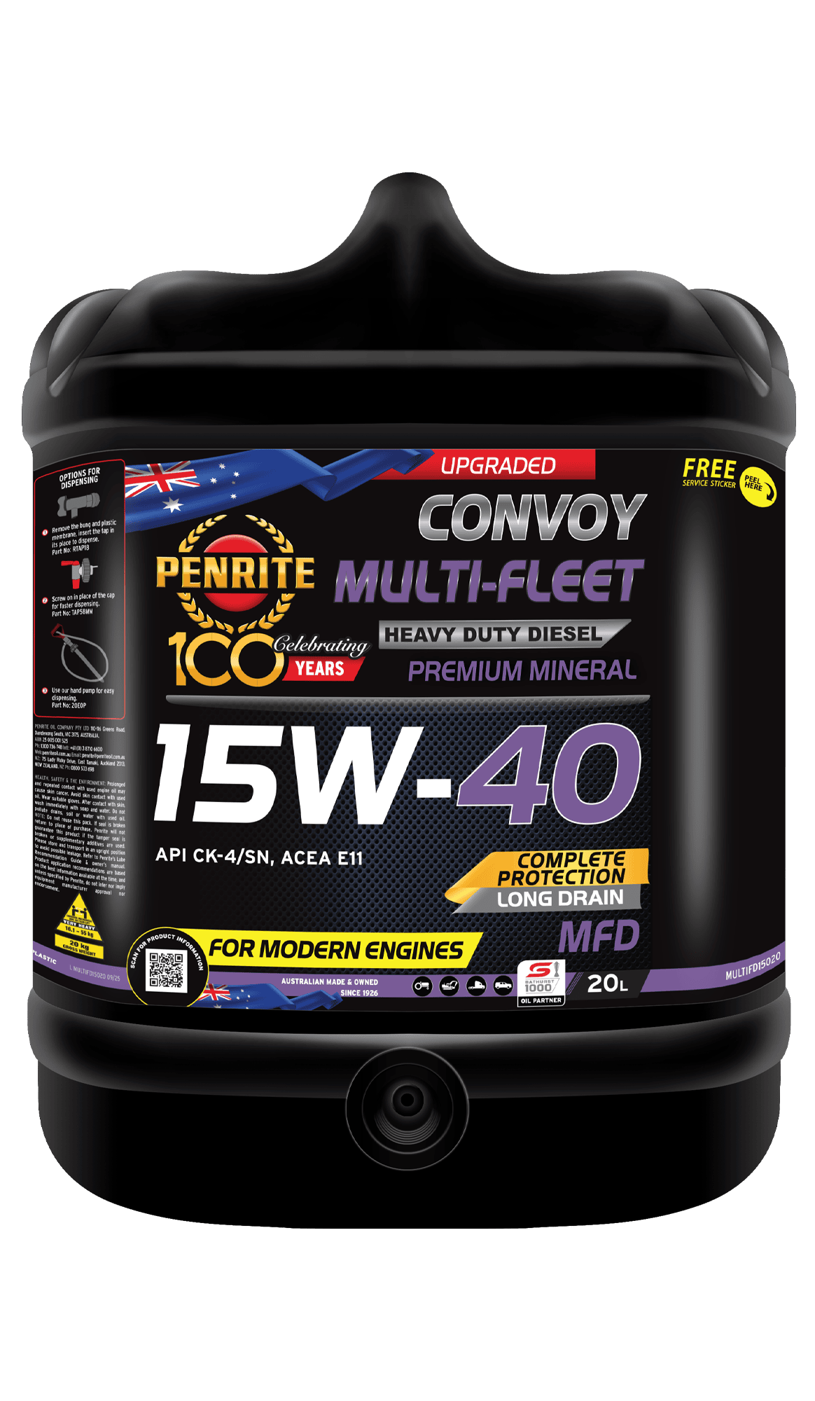 Convoy Multi-Fleet Diesel 15W-40 CK-4 Liberato 37 Convoy Multi-Fleet Diesel 15W-40 CK-4