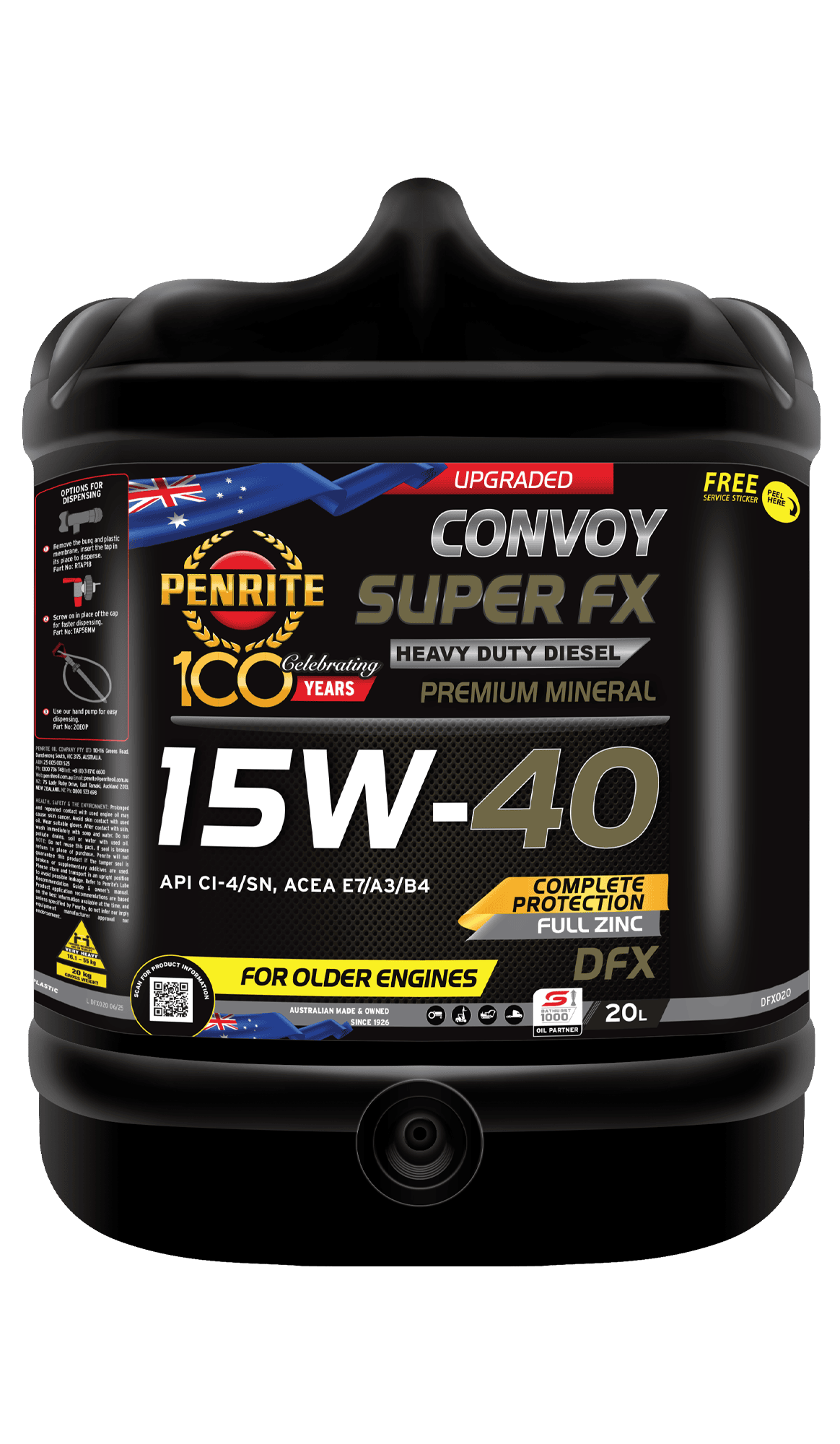Convoy Super FX 15W-40 CI-4 Liberato 39 Convoy Super FX 15W-40 CI-4
