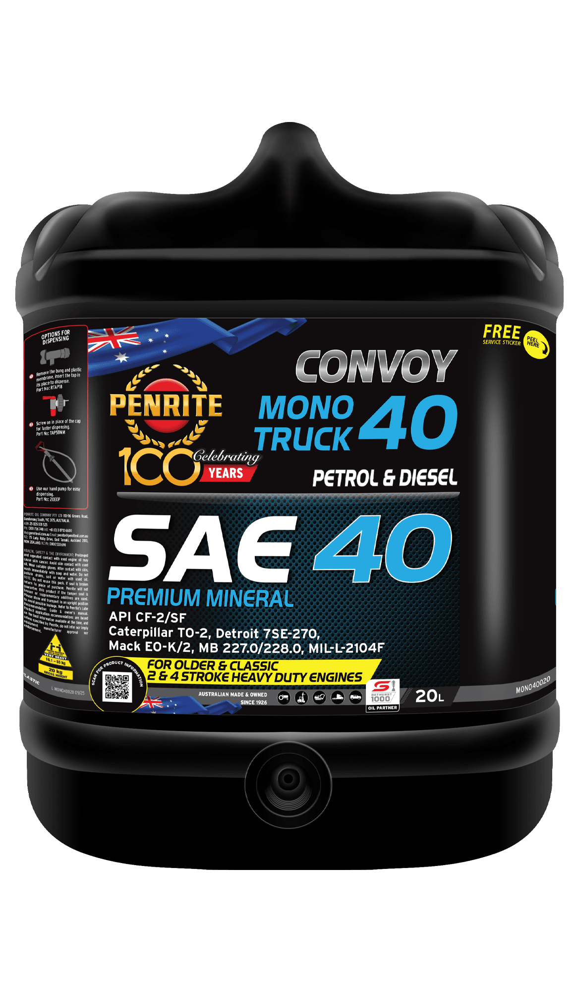 Convoy Mono 40 SAE 40 Liberato 40 Convoy Mono 40 SAE 40